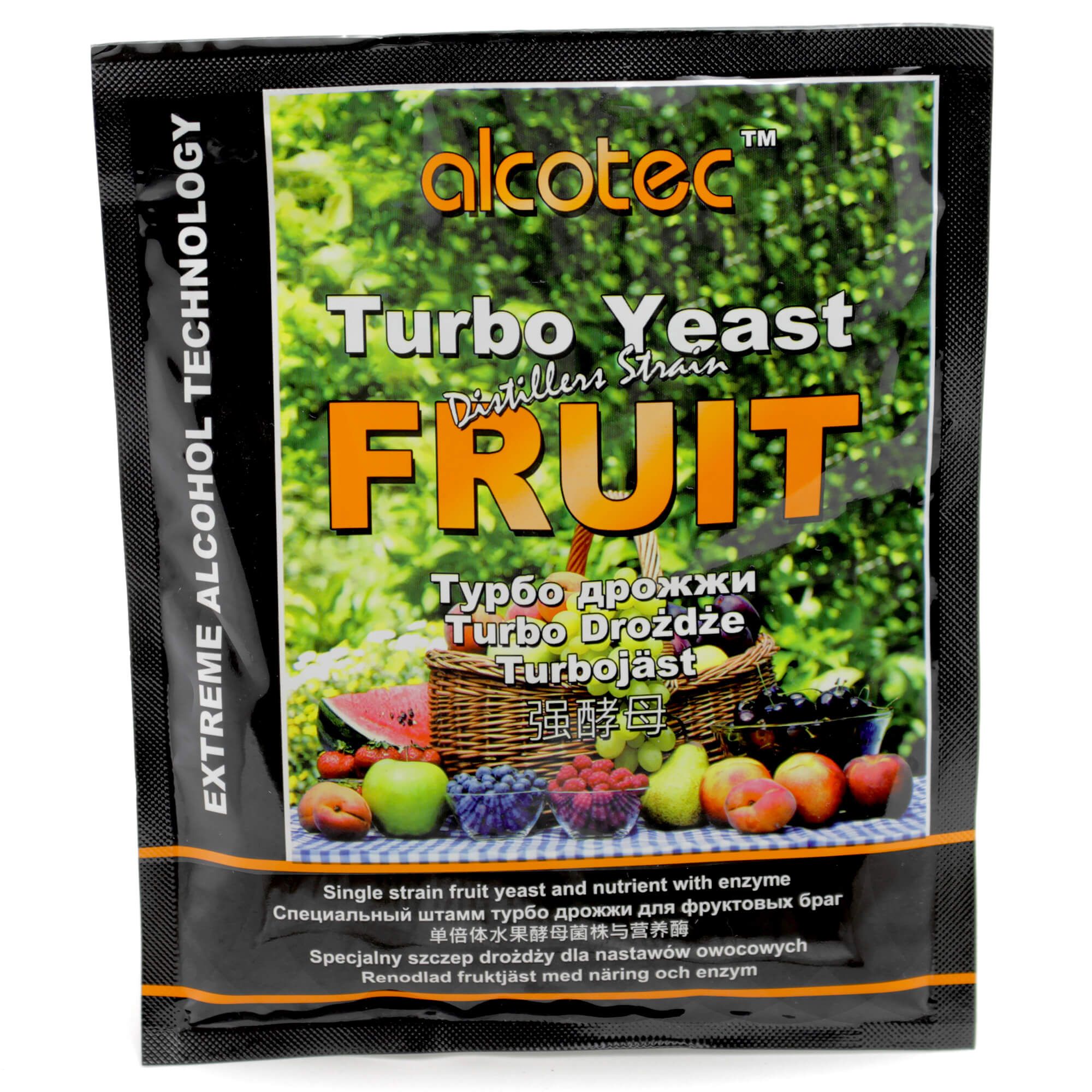Турбо дрожжи для фруктовой браги Alcotec Fruit, 60г