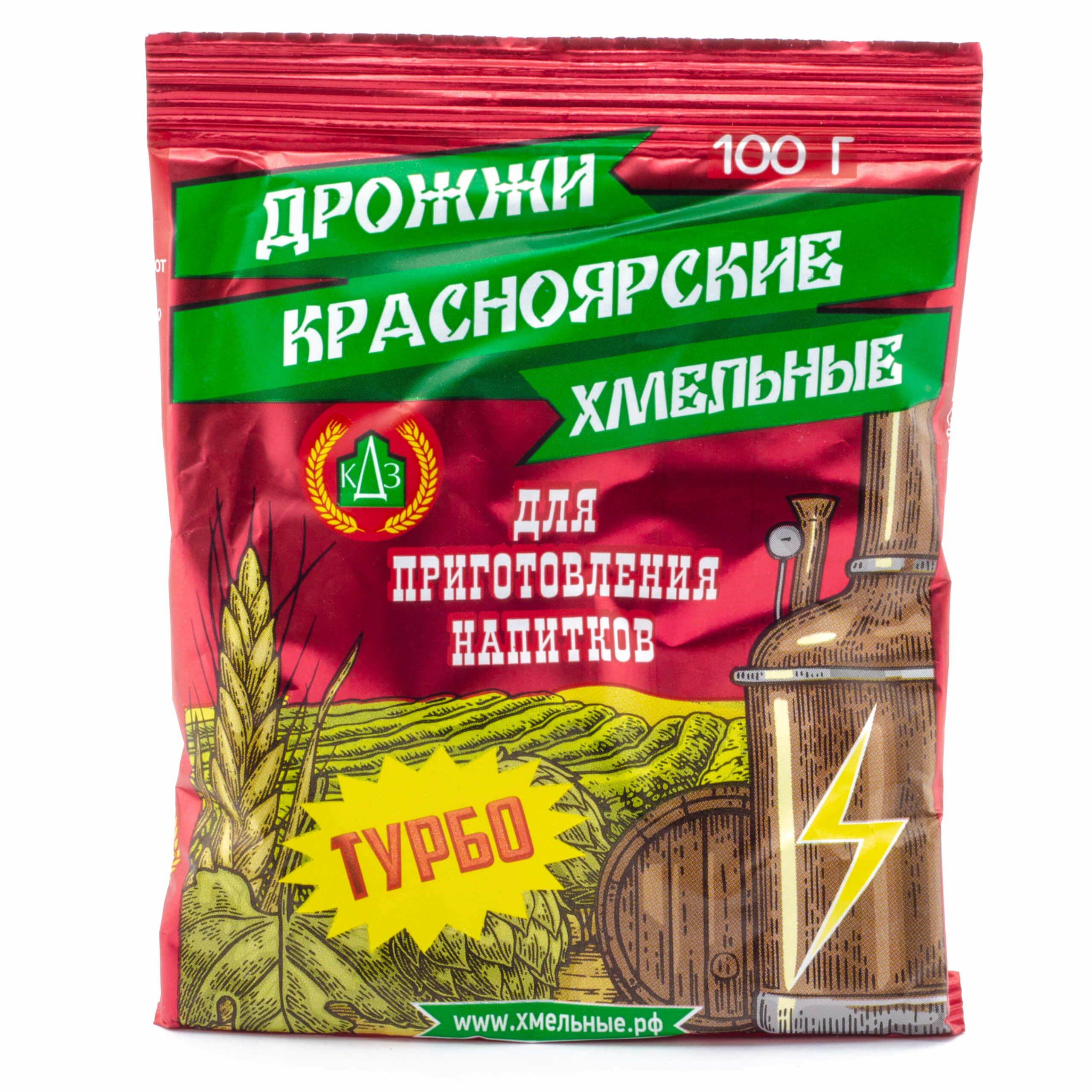 Дрожжи Красноярские Хмельные Турбо 100г