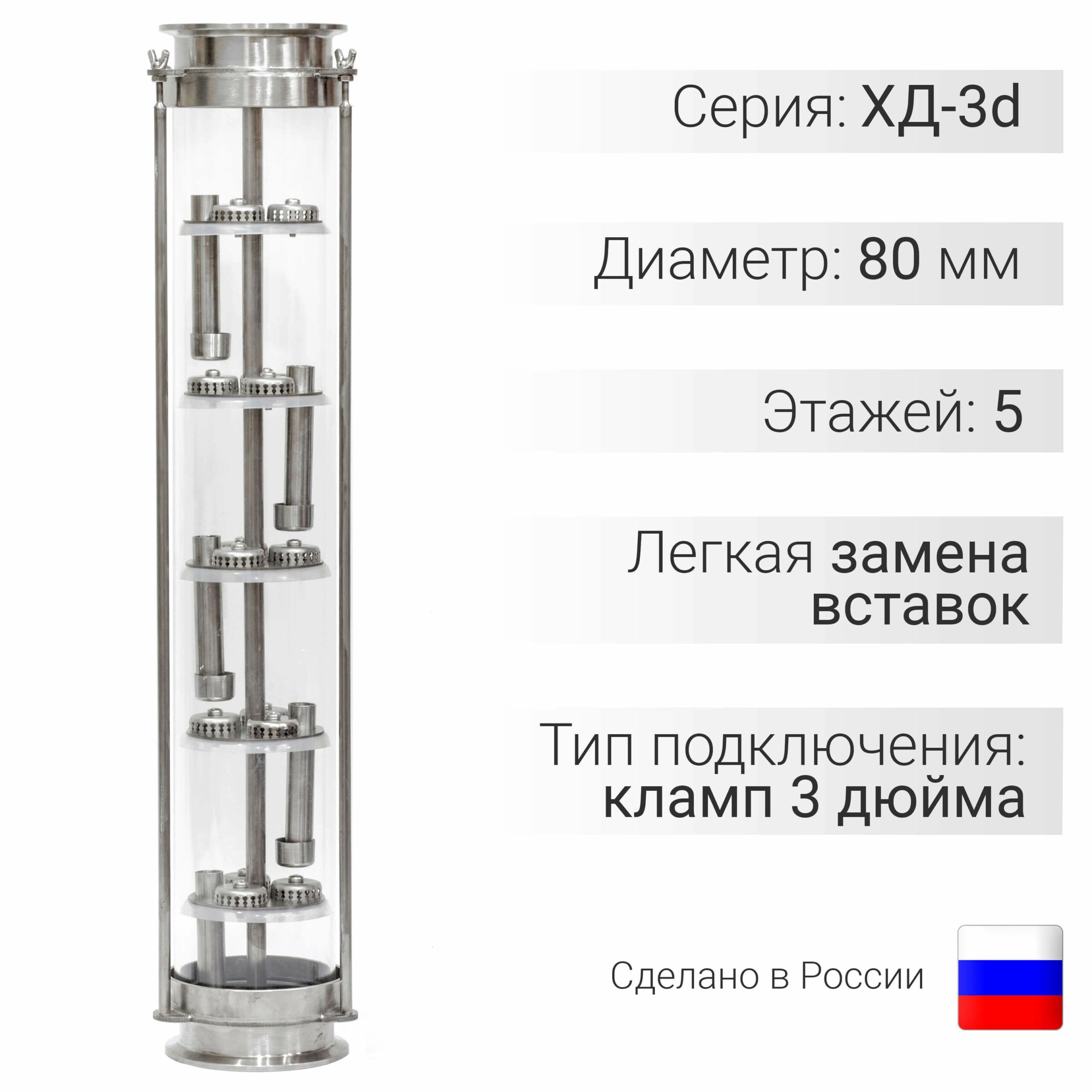 Колпачковая колонна 3 дюйма ХД-3d-500-6000