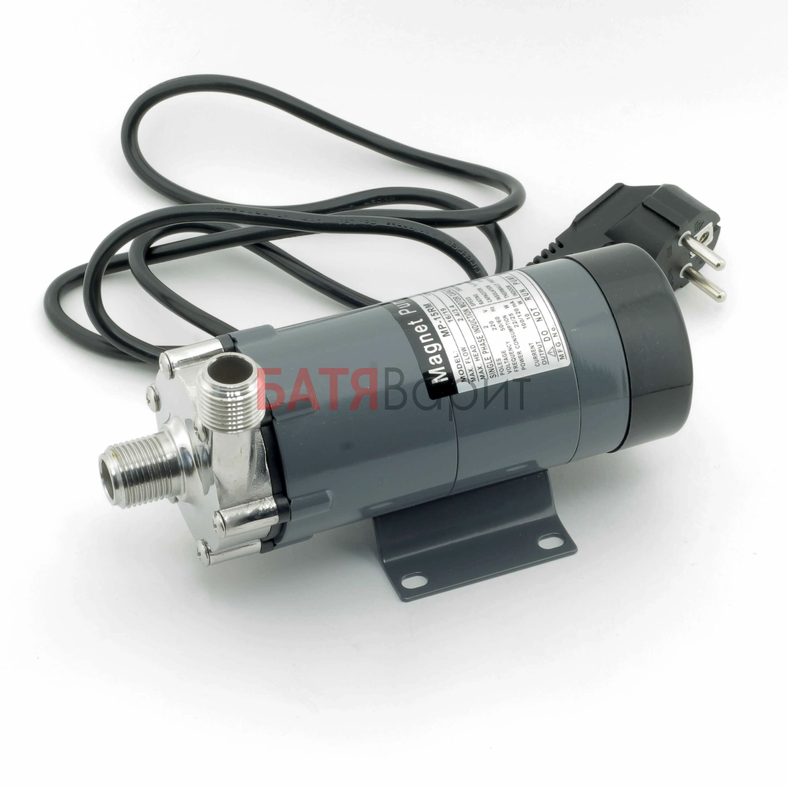 Насос с магнитной муфтой MP-15RM, 220v